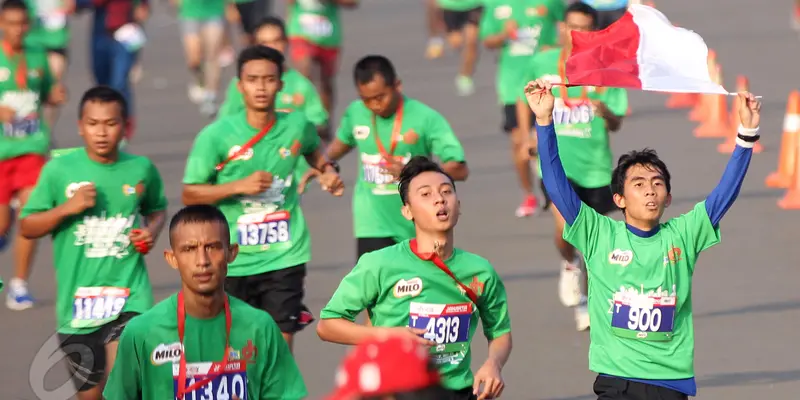 Keseruan Para Peserta Jakarta International 10K