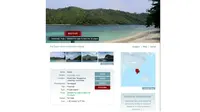 Sebuah iklan di situs khusus penjualan pulau-pulau dan pantai pribadi mengumumkan hari ini bahwa Pantai Kiluan akan dijual.