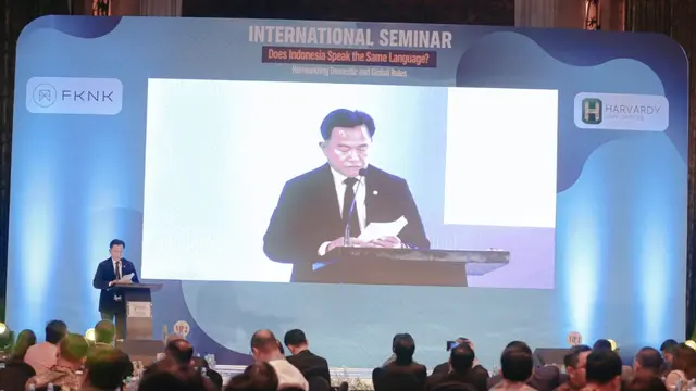 Menteri Koordinator Bidang Hukum, Hak Asasi Manusia, Imigrasi, dan Pemasyarakatan Indonesia (Menko KumhamImpas) Yusril Ihza Mahendra