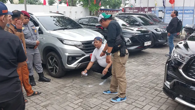 Kantor KPU Jakarta Utara Jalan Baru Ancol Selatan, Tanjung Priok Jakarta Utara diteror oleh orang tak dikenal pada Kamis, 8 Agustus 2024.