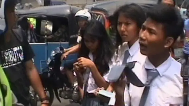 Terjaring Razia, Pelajar Tanpa SIM Pasrah