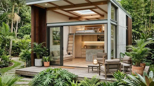 Tiny House Tropis: Kecil, Fungsional, dan Estetik
