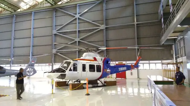 Helikopter HX-4121 Produksi PT Dirgantara Indonesia (Tommy Kurnia/Liputan6.com)