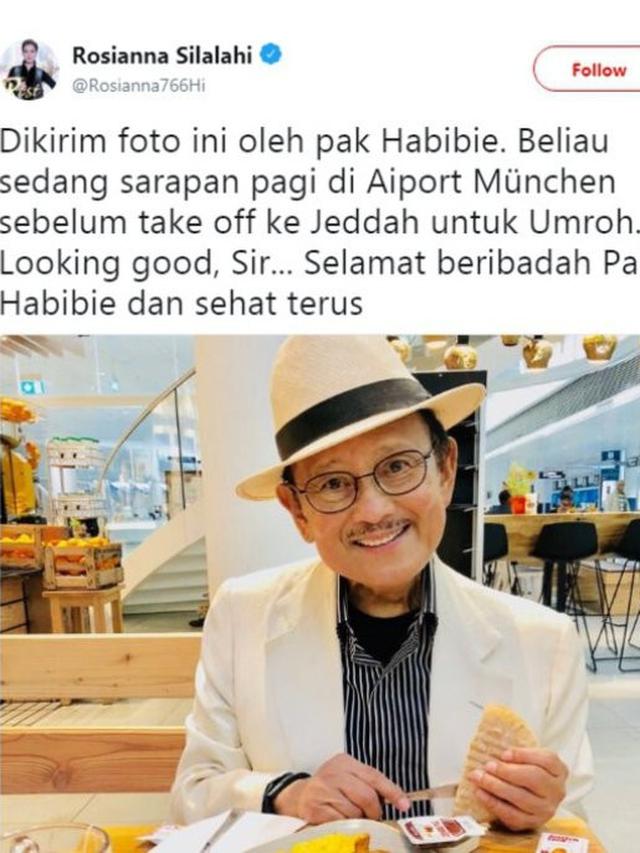 Selalu di Hati, Begini Cara BJ Habibie Obati Rindu Pada 