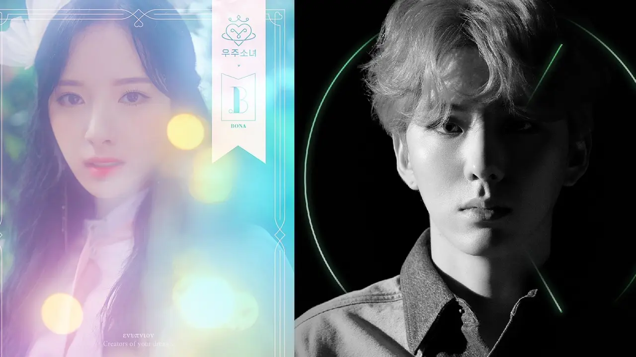 Bona WJSN dan Kihyun Monsta X. (Starship Entertainment - Yuehua via Soompi)
