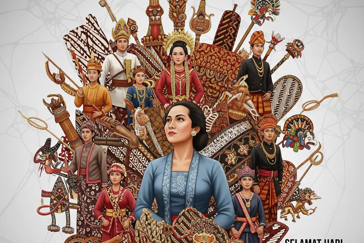 Desain Poster Hari Kartini yang Unik dan Elegan