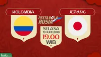 Piala Dunia 2018 Kolombia Vs Jepang (Bola.com/Adreanus Titus)