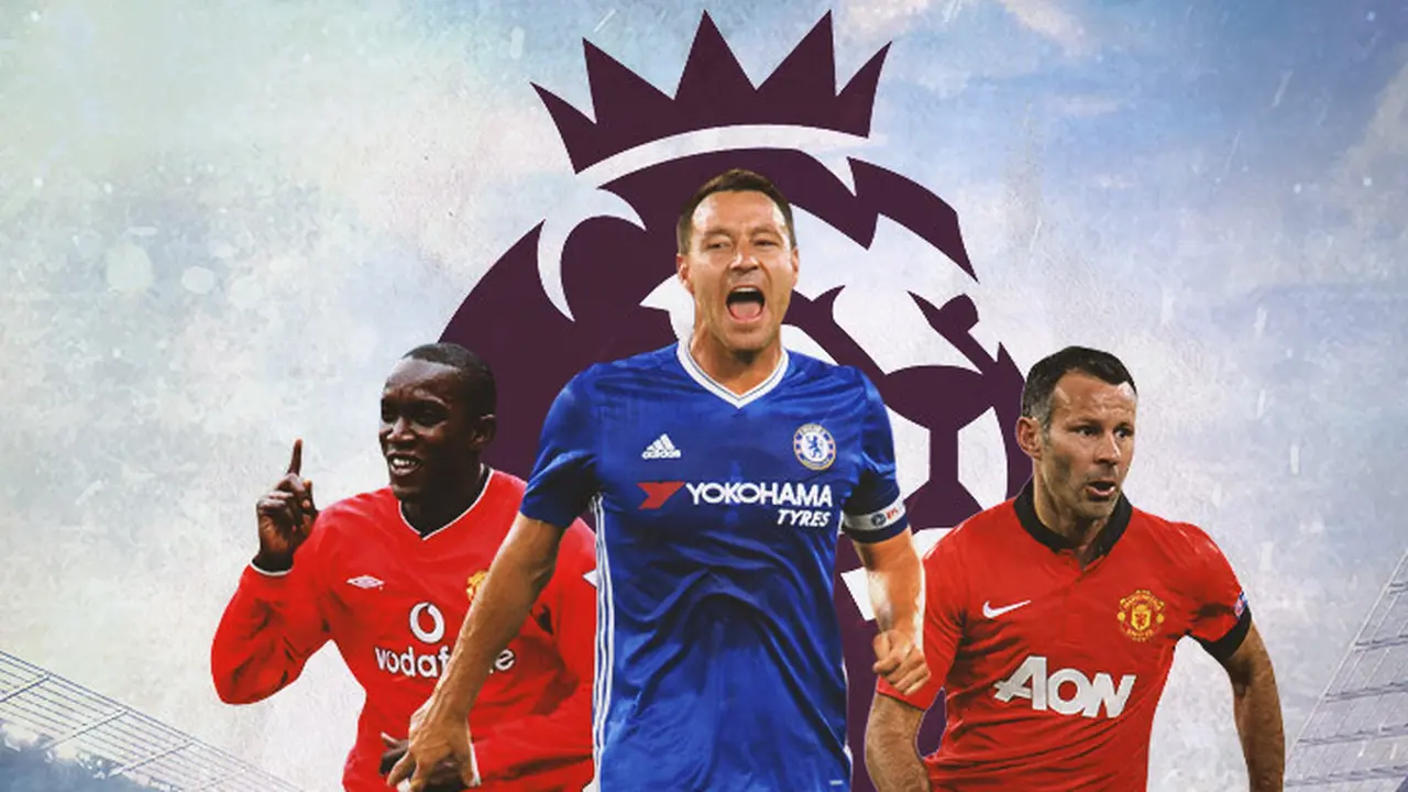 Premier League - Dwight Yorke, John Terry, Ryan Giggs
