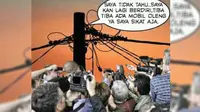Kasihan Habis Ditabrak, Meme #SaveTiangListrik Ramai di Medsos