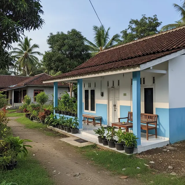 9 Inspirasi Rumah 6x8 2 Kamar di Lahan Sempit Kampung, Desain Minimalis Hemat Biaya