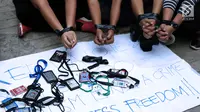 Massa di Yangon Gelar Aksi, Tuntut Pembebasan 2 Jurnalis Reuters yang Dibui Myanmar
