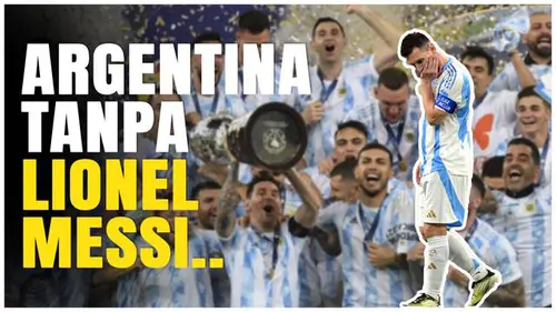 VIDEO: Cedera Kaki, Timnas Argentina Tanpa Lionel Messi di Kualifikasi Piala Dunia 2026