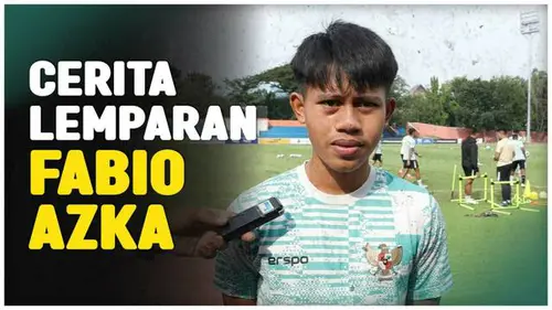 VIDEO: Lemparan Fabio Azka jadi Senjata Rahasia Timnas Indonesia di Piala AFF U-16 2024