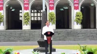 Presiden Jokowi di Universitas Gadjah Mada. (Liputan6.com/Ahmad Romadoni)