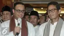 Calon Gubernur DKI yang diusung Gerindra dan PKS, Anies Rasyid Baswedan memberikan keterangan pers saat deklarasi di kediaman orang tua Ketua Umum Gerindra, Prabowo Subianto, Jakarta, Jumat (23/9).  (Liputan6.com/Yoppy Renato)