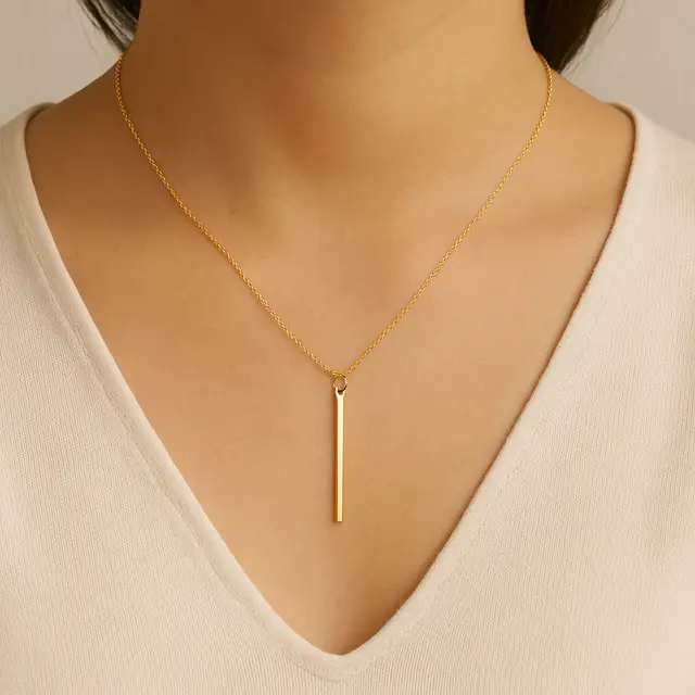 Model Kalung Emas 3 Gram Terbaru untuk Leher Pendek