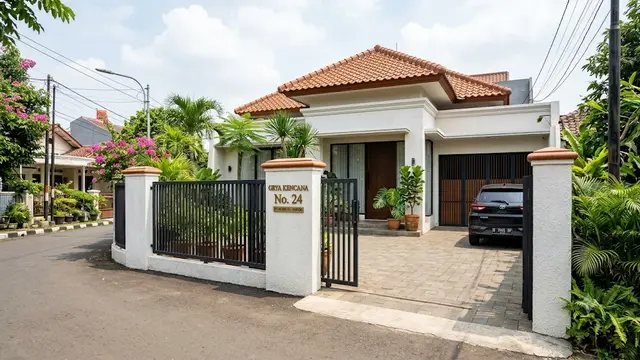 Model Pagar Mediterania Minimalis