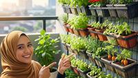 8 Inspirasi Model Kebun Sayur Mini dengan Konsep Kontainer Mix, Panen Segar di Lahan Sempit