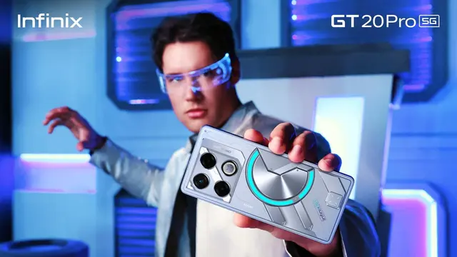 Penampakan smartphone gaming Infinix GT 20 Pro 5G, HP gaming Rp 4 jutaan yang memiliki kamera 108MP. (Foto: Infinix)