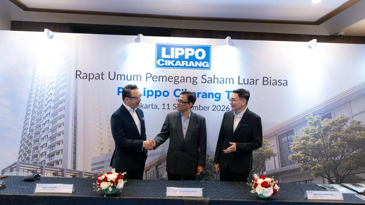 Rapat Umum Pemegang Saham Luar Biasa (RUPSLB) PT Lippo Cikarang Tbk (LPCK) di Aryaduta Menteng, Jakarta. (Dok LPCK)