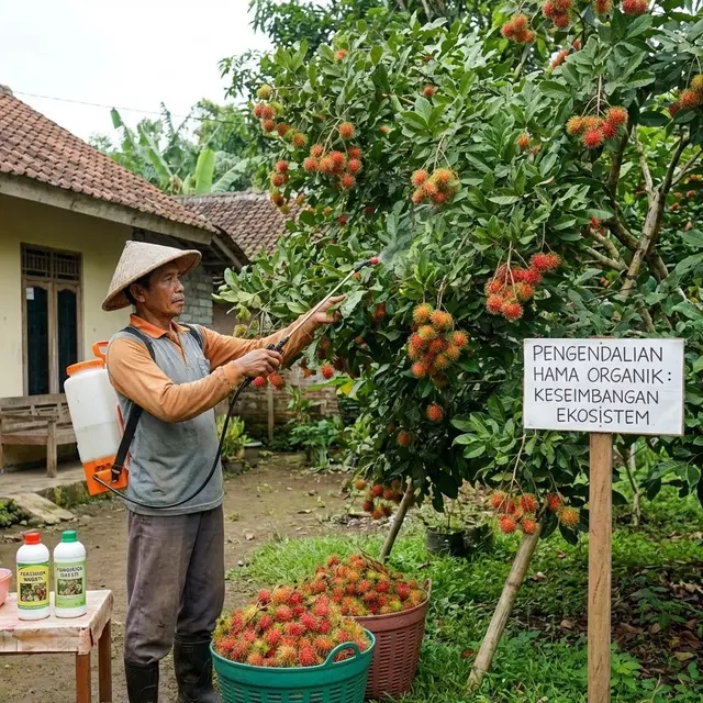 Tips Supaya Buah Rambutan Berbuah Manis