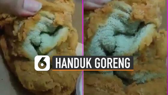 VIDEO: Viral Pelanggan Restoran Cepat Saji Bukannya Dapat Ayam Namun Handuk Goreng Tepung