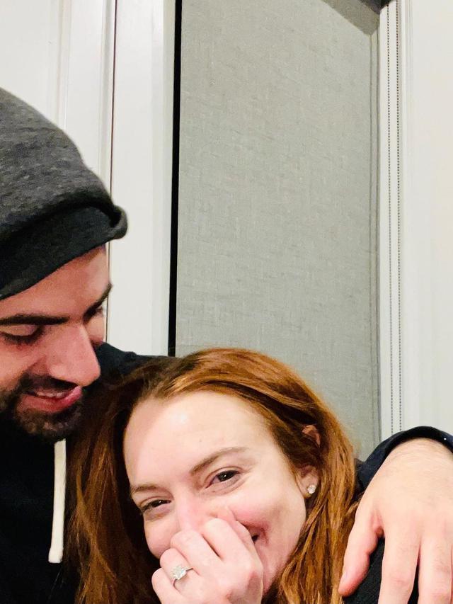 Lindsay Lohan dan  Bader Shammas. (Instagram/ lindsaylohan)