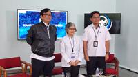Trian Yunanda, Sekretaris Ditjen Perikanan Tangkap dan A. Rita Tisiana, Kepala Balai Besar Riset Sosial Ekonomi Kelautan dan Perikanan di acara Bincang Bahari KKP Edisi 11 bertajuk Kampung Nelayan Modern pada Rabu (6/12/2023) - (Liputan6.com/Vatrischa Putri Nur Sutrisno)