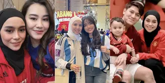 OOTD Selebritis Kenakan Jersey Bola saat Hadir di Pesta Ulang Tahun Anak Lesti Kejora. [Instagram]