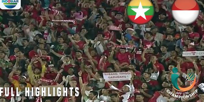 VIDEO: Highlights Piala AFF U-16 2018, Myanmar Vs Timnas Indonesia 1-2
