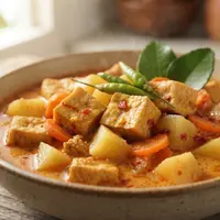 resep bumbu sambal goreng tahu kuah santan (AI generated)