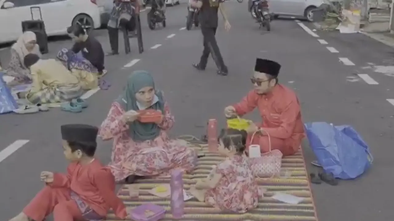 cara unik warga Malaysia lebaran di tengah Pandemi Covid-19