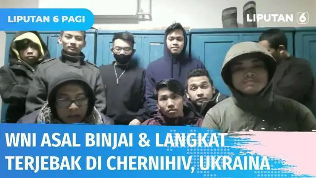 Terdapat sembilan WNI asal Binjai dan Langkat masih terjebak di ruang bawah tanah sebuah pabrik di Chernihiv, Ukraina. Dalam sebuah video yang dibuat pada 5 Maret 2022 meminta pemerintah untuk bisa segera melakukan evakuasi.