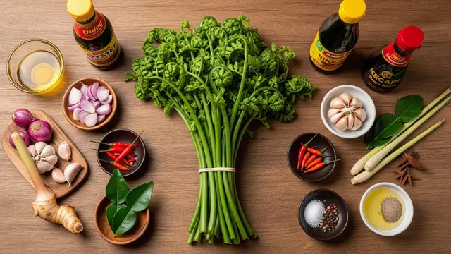 Resep Tumis Daun Pakis