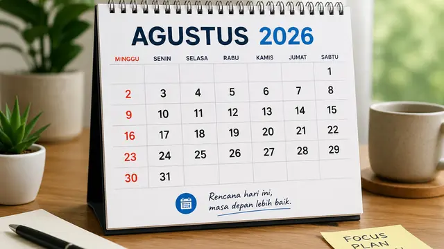 Kalender Agustus 2026