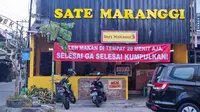 Warung Sate Maranggi di Kaliurang, Yogyakarta. (dok. Twitter @AREAJULID)