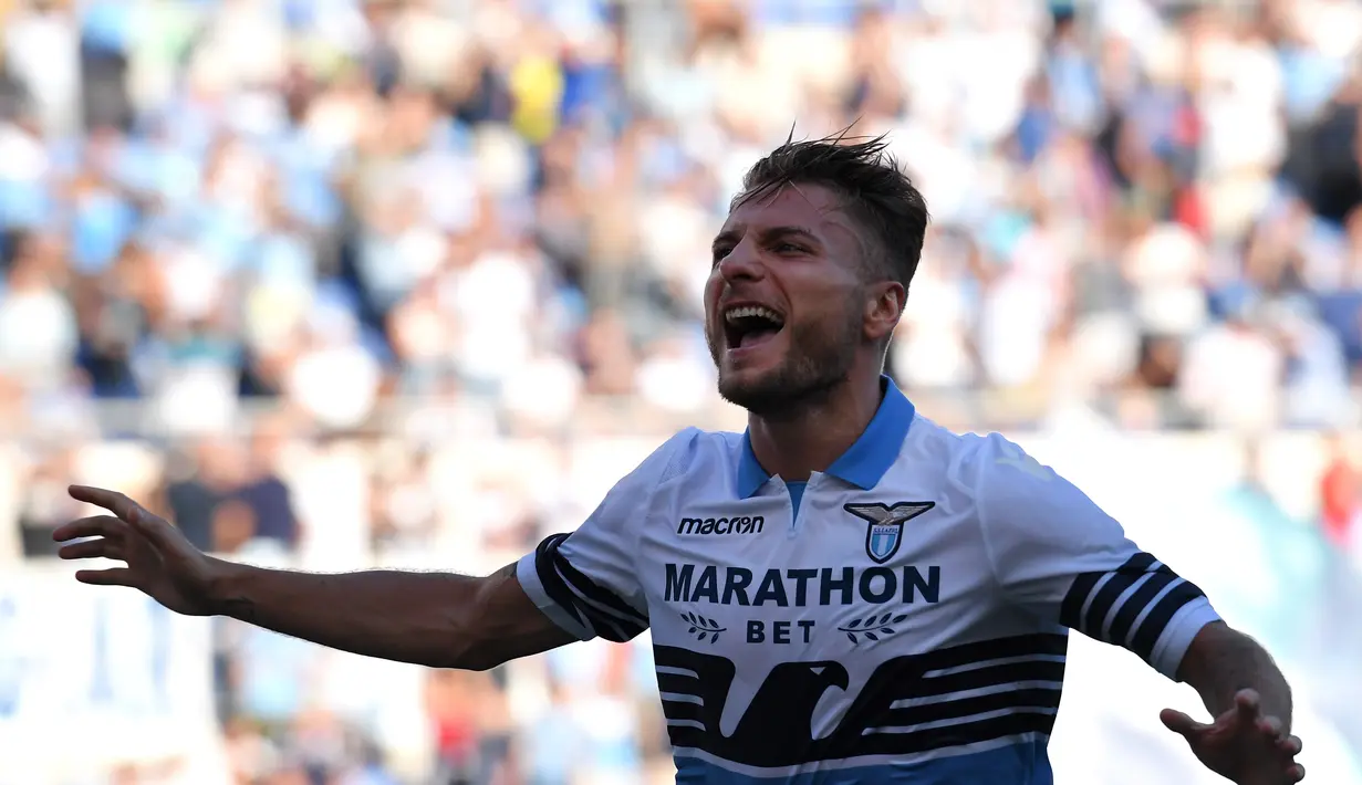 3. Ciro Immobile (Lazio) - 8 gol dan 1 assist (AFP/tiziana Fabi)