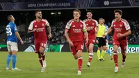 Tuah Seragam Merah Penuh Arsenal Berlanjut, Napoli Jadi Korban Terbaru