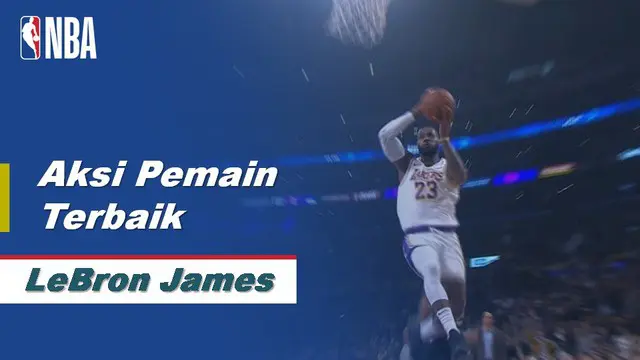 VIDEO: Aksi Terbaik LeBron James Saat LA Lakers Kalahkan Phoenix Suns 117-107