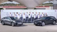 Audi e-Tron untuk pemain Bayern Munich FC (Audi via Autoevolution)