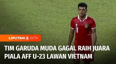 Tim Garuda Muda Indonesia gagal meraih juara piala AFF U-23 yang digelar di Rayong Stadium Thailand. Di pertandingan final Timnas U-23 kalah 5-6 dari sang juara bertahan Vietnam melalui drama adu penalti.