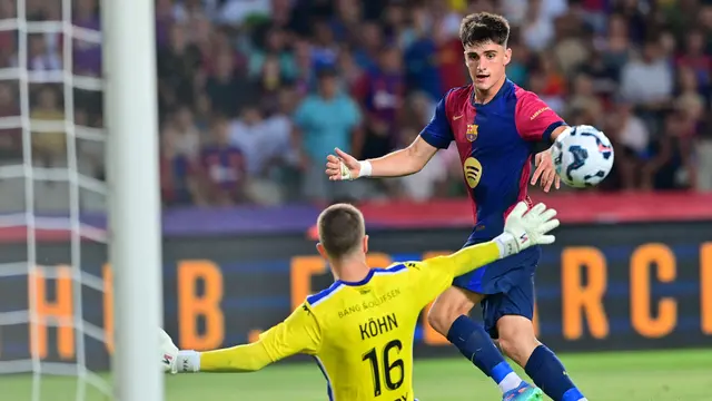 Foto: Keok dari AS Monaco, Barcelona Gagal Raih Trofi Joan Gamper di Kandang Sendiri