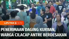 Setahun sekali dalam hari raya kurban, daging sapi maupun kambing dibagikan cuma-cuma untuk warga yang berhak menerimanya. Momen ini tentu tak mau dilewatkan oleh warga Cilacap, Jawa Tengah, hingga rela antre berdesak-desakan karena khawatir tak keba...