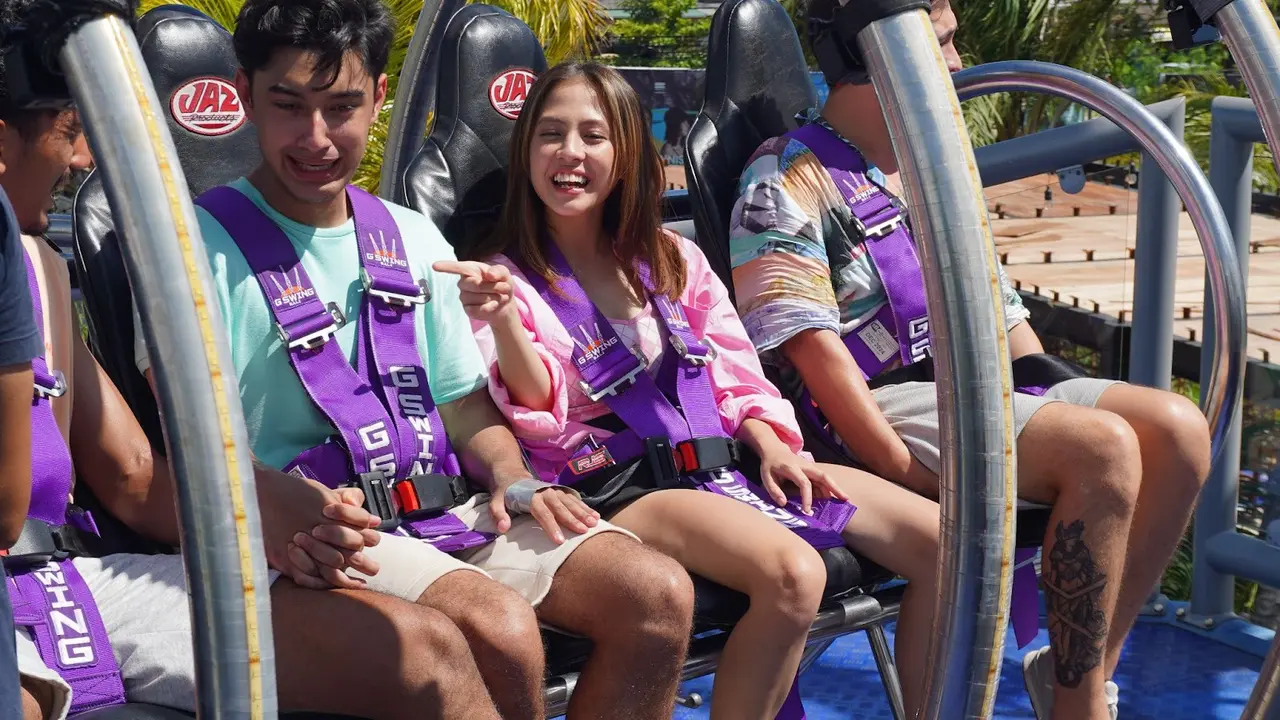 Behind the scene serial YOLO! yang dibintangi Adhisty Zara. (Foto: Vidio)