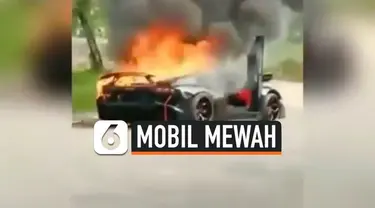 Mobil mewah Lamborghini yang diduga milik artis, Raffi Ahmad, terbakar Sabtu lalu di daerah sentul city. Hal ini disebabkan karena temperatur mesin mobil naik sehingga membuat mesin panas lalu terbakar.