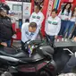 PT Pertamina Patra Niaga resmi menjual BBM Pertamax Green 95 dengan harga Rp 13.500 per liter mulai hari ini, Senin 24 Juli 2023. Foto: Arief R/Liputan6.com