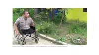 Kehilangan Kaki dan Jadi Disabilitas, Tak Halangi Aipda Beni Bertugas