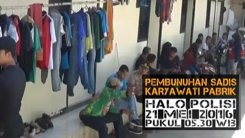 Pembunuhan Sadis Karyawati Pabrik