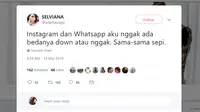 Whatsapp, Facebook, Instagram Down, Ini Curhatan Kocak Netizen di Twitter