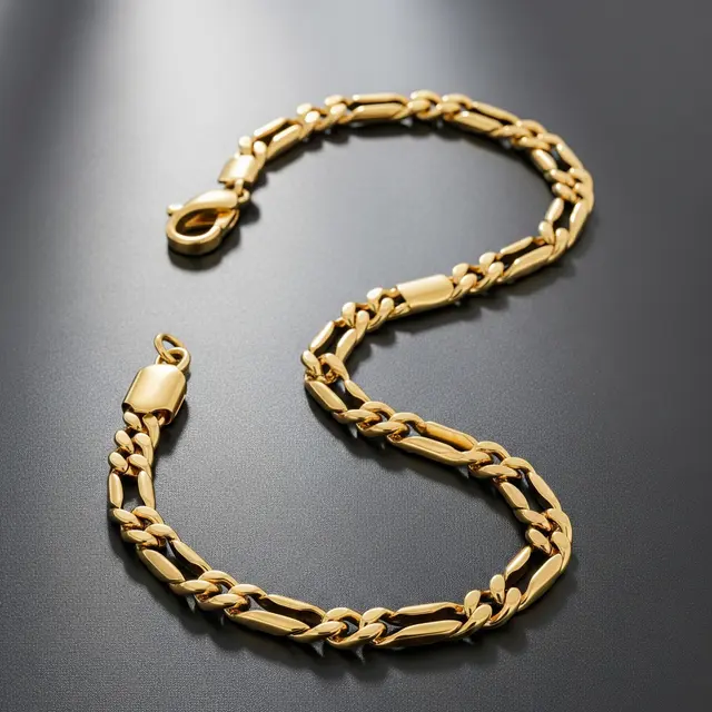 9 Model Gelang Emas Rantai Model Figaro Chain Kekinian, Perpaduan Klasik dan Modern
